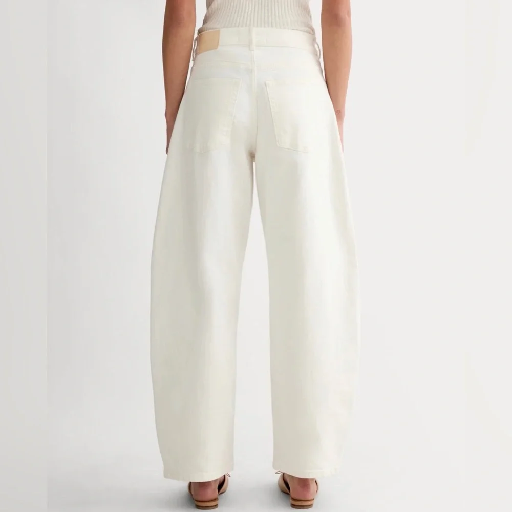 Everlane Way-High Curve Barrel Leg Jean 27R - Picture 3 of 7